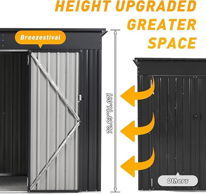 8'x4' Outdoor Storage Shed - Image 8