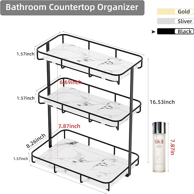 Bathroom Organizer Countertop Perfume Organizer Makeup Organizer Cosmetics - Image 4