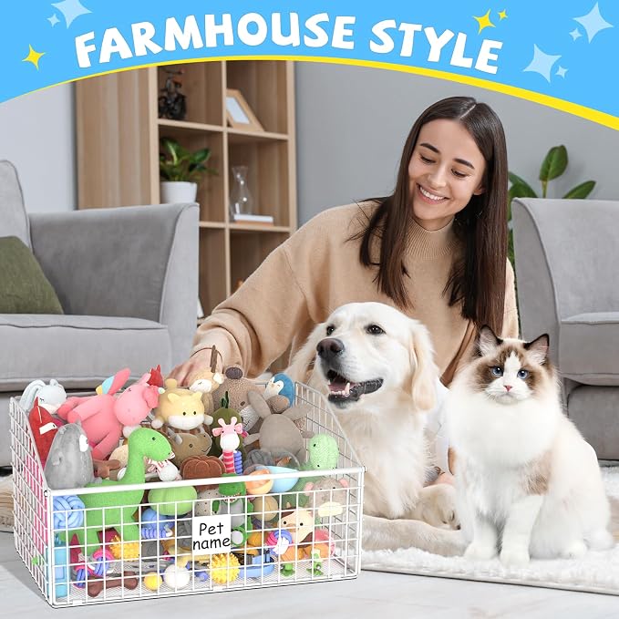 Indestructible Dog Toy basket, Large Toy Box - Image 6
