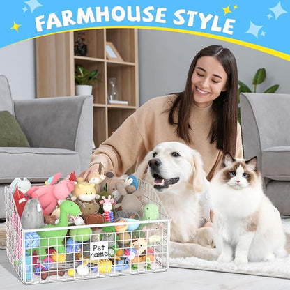 Indestructible Dog Toy basket, Large Toy Box - Image 6