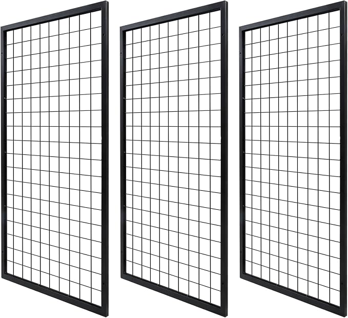 Eastern Tree Metal Grid Wall Panels, Gridwall Display Stand, Heavy Duty by EasternTree