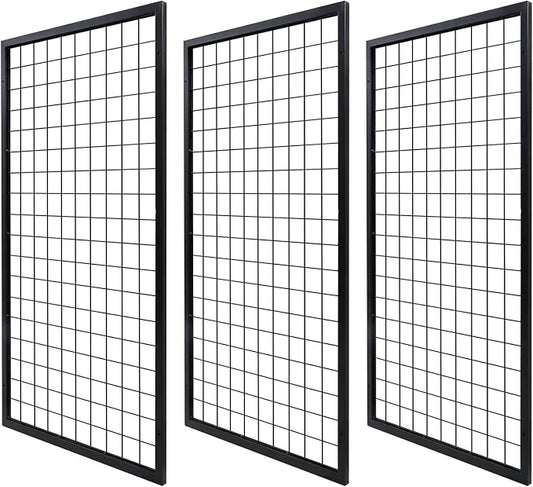 Eastern Tree Metal Grid Wall Panels, Gridwall Display Stand, Heavy Duty by EasternTree