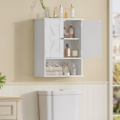 Bathroom Wall Cabinet, Over The Toilet Space Saver Storage - Image 4