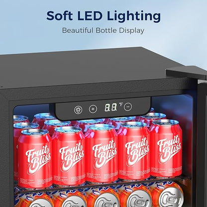 Beverage Refrigerator, 50 Cans Commercial Mini Fridge Cooler, 1.3 Cu.ft - Image 4