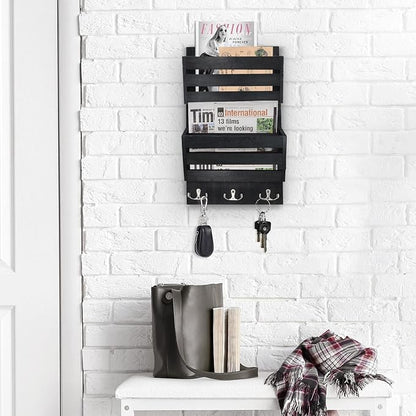 Unistyle Rustic Mail Organizer Wall Mount - Image 4