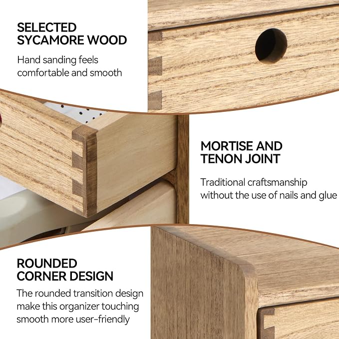 KIRIGEN Desk Organizer with Drawers - Image 5