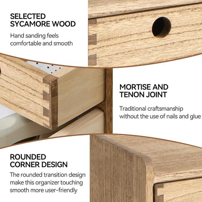 KIRIGEN Desk Organizer with Drawers - Image 5