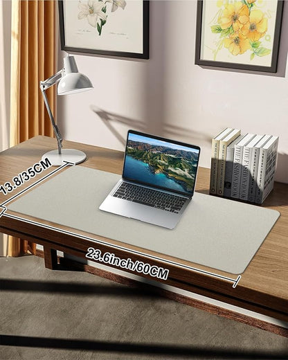 Small Desk Mat, Leather Desk Pad Protector, Desk Mouse pad, Office Desk mat - Image 6