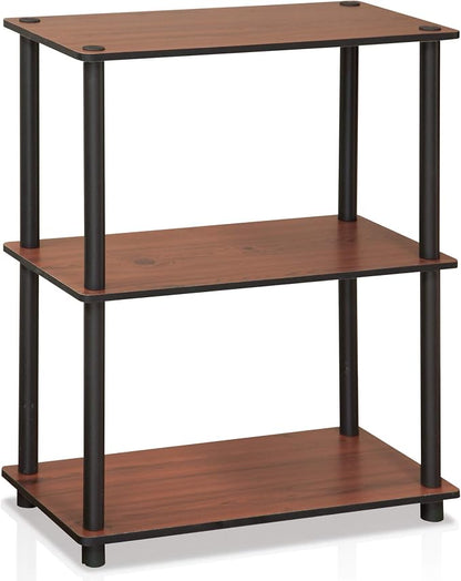 Furinno TURN-N-TUBE Storage Shelves, 3-Tier Book Shelf, Corner Shelf, Toolless - Image 8