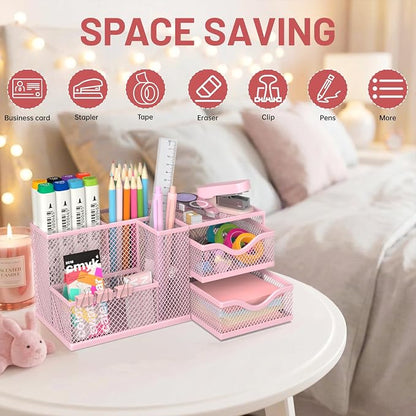 Mesh Desk Organizer, Pen Organizer - Image 5