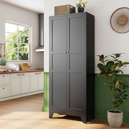 Letaya 75" H Metal Storage Cabinet - Image 2