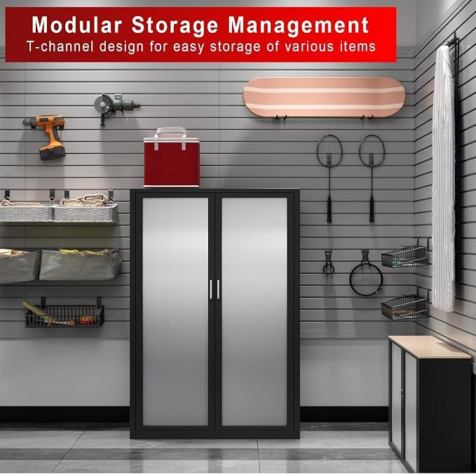 4'H x 4'W Slatwall Panel Garage Wall Organizer - Image 5