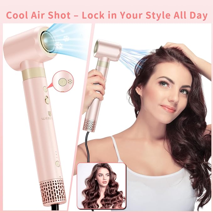 Hair Dryer Brush 8-in-1 Dual Voltage Hot Air Styler – Fast-Drying 110, 000 RPM - Image 7