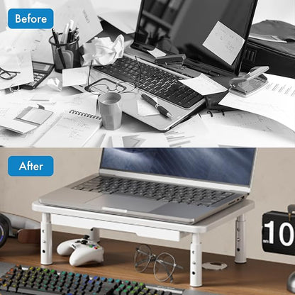 Monitor Stand Riser with Drawer - Image 4