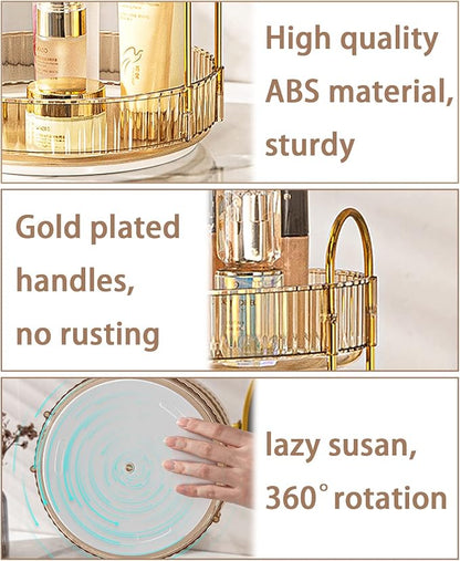 shuang qing Rotating Makeup Organizer - Image 2