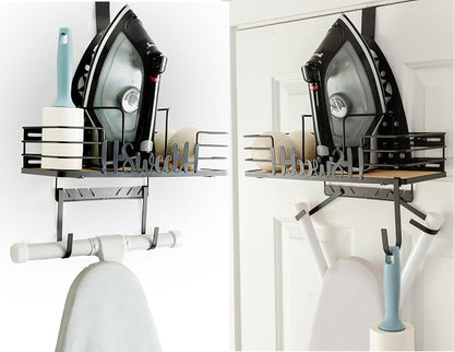 Farmhouse Ironing Board Hanger Wall Mount or Over the Door by Unknown