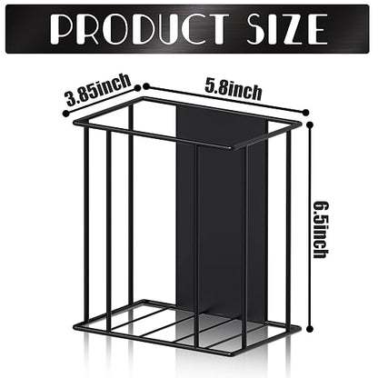 Magnetic Glove Box Holder Wall Mount, Disposable Glove Dispenser, Metal Rubber - Image 4