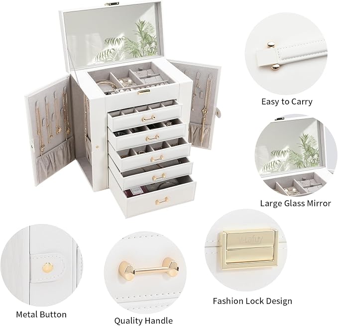 Jewelry Box with Mirror - Image 2