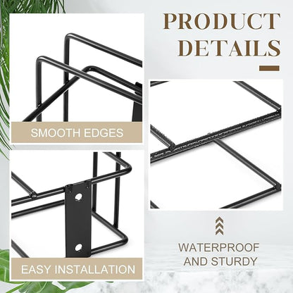 Hicarer 2 Pcs 3 Holes Spray Bottle Storage Rack Holder Wall Mount Organizer - Image 4