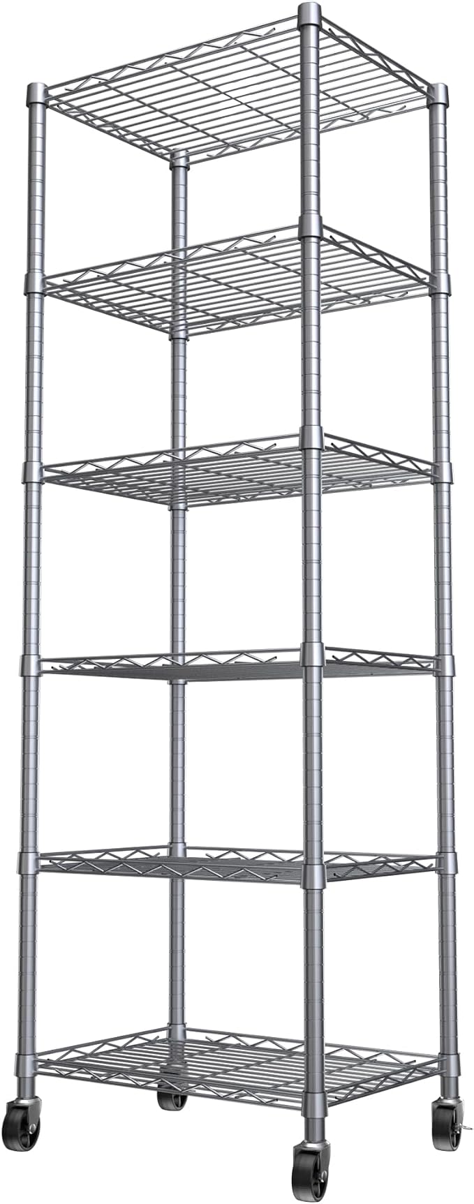 REGILLER 6 Wire Shelving Steel Storage Rack Adjustable Unit Shelves by REGILLER