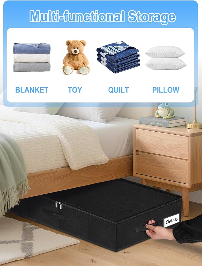 6.7-Inch Tall Under Bed Storage Bin - Image 5
