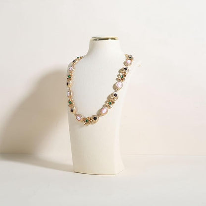velvet necklace display stand, necklace display holder by CHISTORJewelrydisplaystands