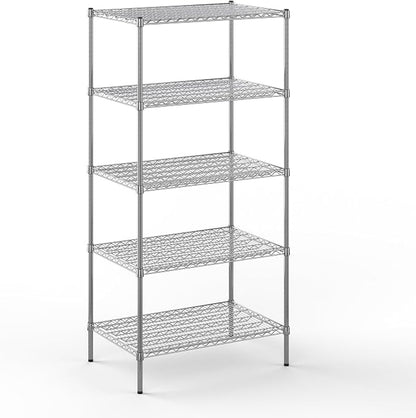 24" Deep x 36" Wide x 74" Height Wire Shelving Kit | 5-Tier | NSF Commercial by Regal+Altair