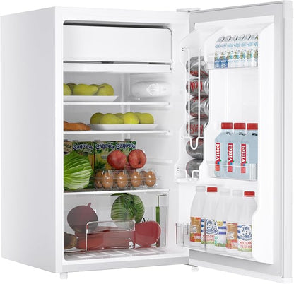 4.3 Cu.Ft Mini Fridge with Freezer, Single Door Refrigerator With 7 Settings by Unknown