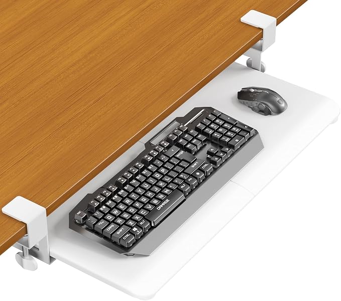 Keyboard Tray Under Desk, Pull Out Keyboard Tray by ERGOMAKER