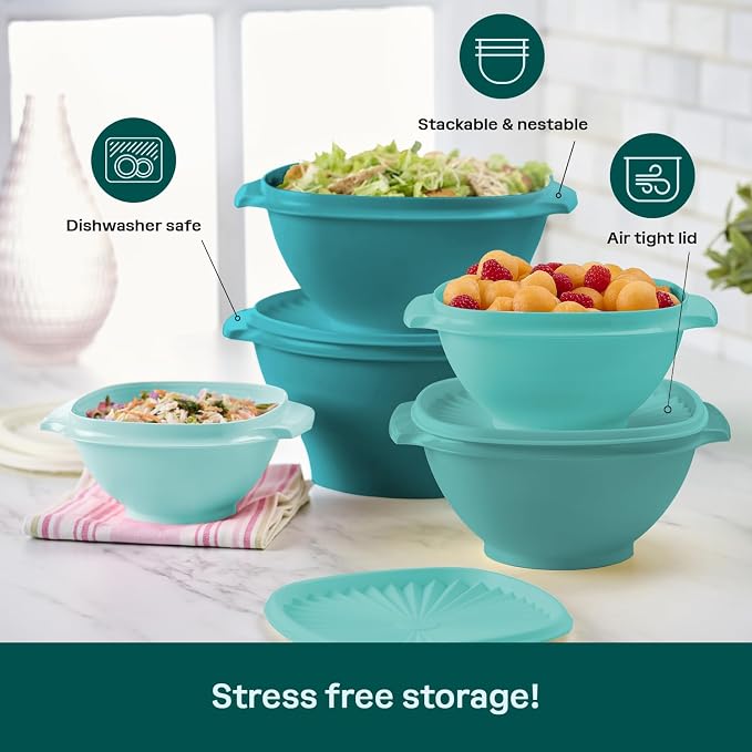 Tupperware Heritage Collection, New 10 Piece Food Storage Container Set in - Image 4