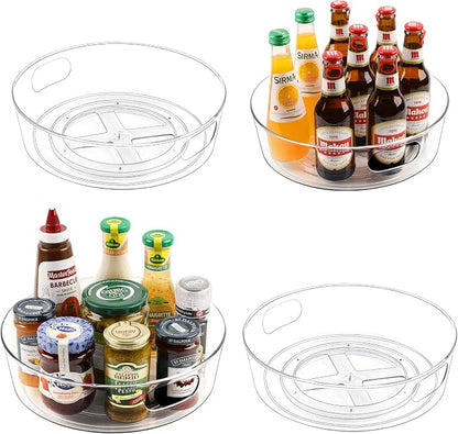 GUZON 4 Pack Lazy Susan Organizer by Guzon