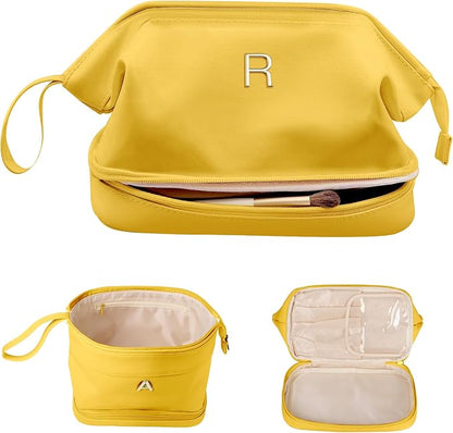 Womens Gift, Initial Makeup Bag, Travel Gifts, Personalized Bags, Waterproof by Vogewood