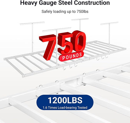 FLEXIMOUNTS 4x8 Overhead Garage Storage Rack - Image 2