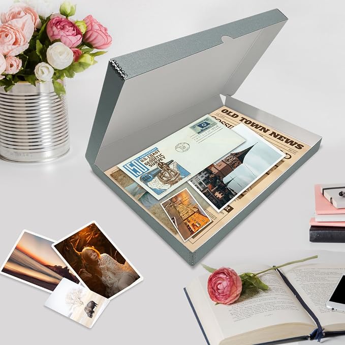 Lineco Clamshell Archival Storage Box, 13.5x19.5x1.75 Inch, Organize and Store - Image 7