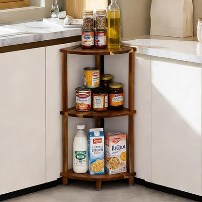 Corner Shelf Shower Caddy Stand 3 Tier - Image 4