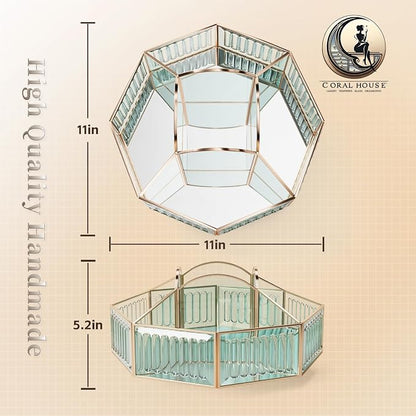 360° Rotating Makeup Organizer Spinning Vanity Organizer - Image 6