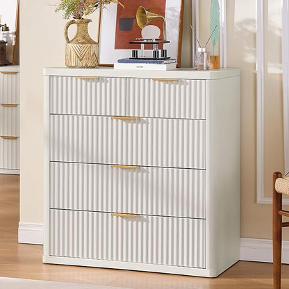 LEYAOYAO Fluted 5 Drawers Dresser by LEYAOYAO-Findtheshiningpointofyourideallife%EF%BC%81
