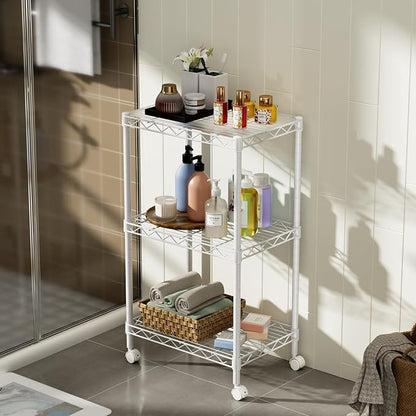 Golpart Small Shelves Storage Wire Metal Adjustable Shelf Unit - Image 6