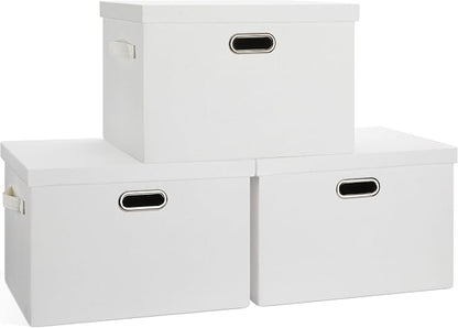 Large 17" 36 Quart Collapsible Stackable Storage Bins by GraciadecoStorage