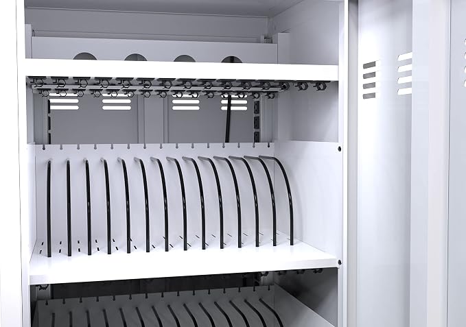 Laptop Charging Cart, 32 Devices, Fast Charging, Security Storage, Easy Use - Image 3