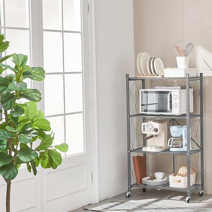 BRIAN & DANY 4-Tier Foldable Storage Shelves - Image 8