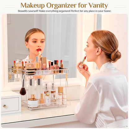 Bathroom Organizer Countertop Perfume Organizer Makeup Organizer Cosmetics - Image 3