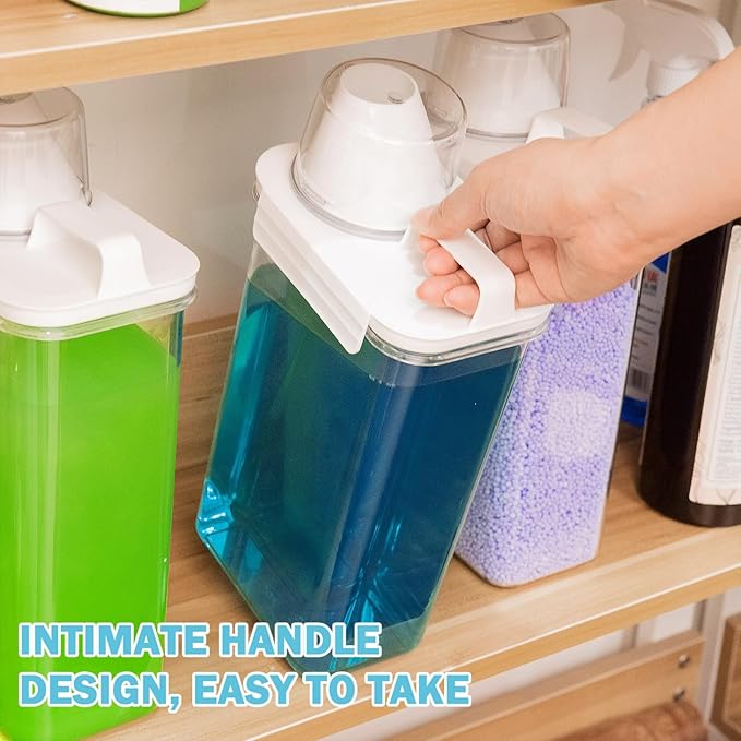 Laundry Detergent Dispenser 3 Pack Laundry Soap Dispensers 78 oz Liquid - Image 4