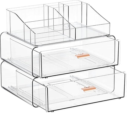 Yieach Clear Acrylic Makeup Organizers Countertop - Image 9
