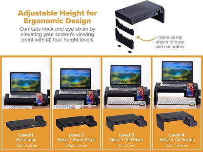 Bostitch Konnect Adjustable Monitor Riser - Image 2
