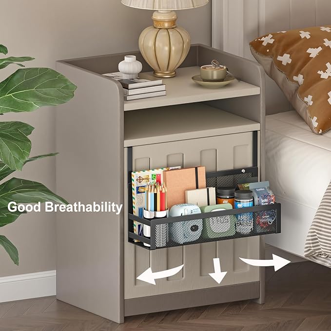 Hanging Bathroom Baskets Fine Mesh Wire Storage Basket Over Cabinet Door - Image 6