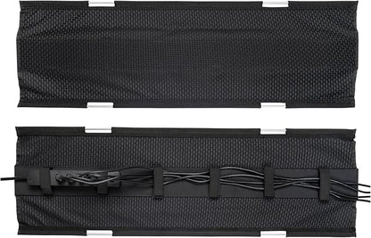 PERFECT POSTURE Mesh Cable Organizer – Under Desk Cable Management by PerfectPosture