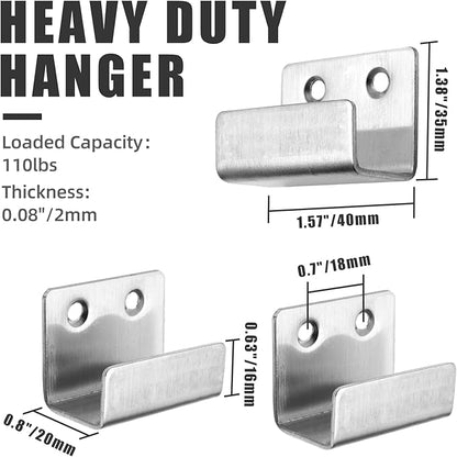 Luomorgo Tile Display Wall Hanger, Wall Mount Brackets Hook, Heavy Duty - Image 3