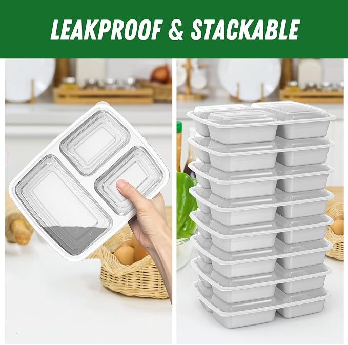 50 Pack 32 oz Meal Prep Containers Reusable - Image 4
