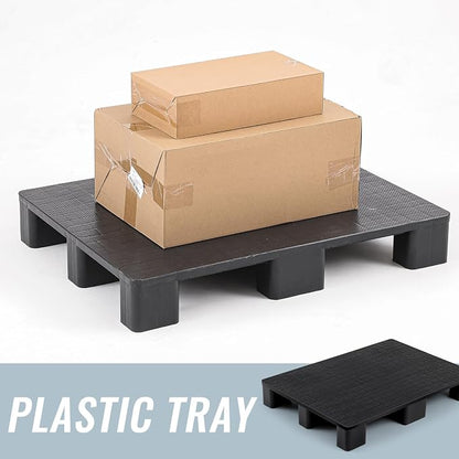 2 Pcs Plastic Pallet for Basement Storage Easy Stack Lightweight Floor Pallet - Image 4